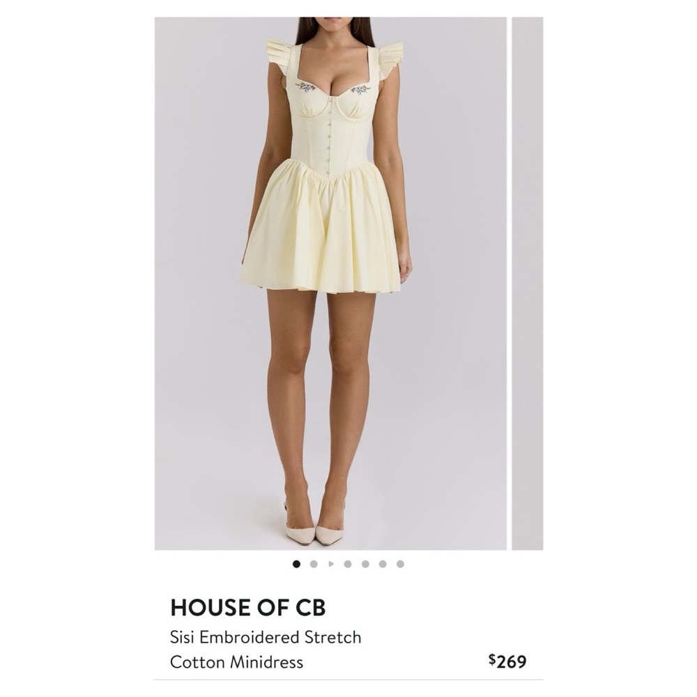 House of CB Cotton Minidress
